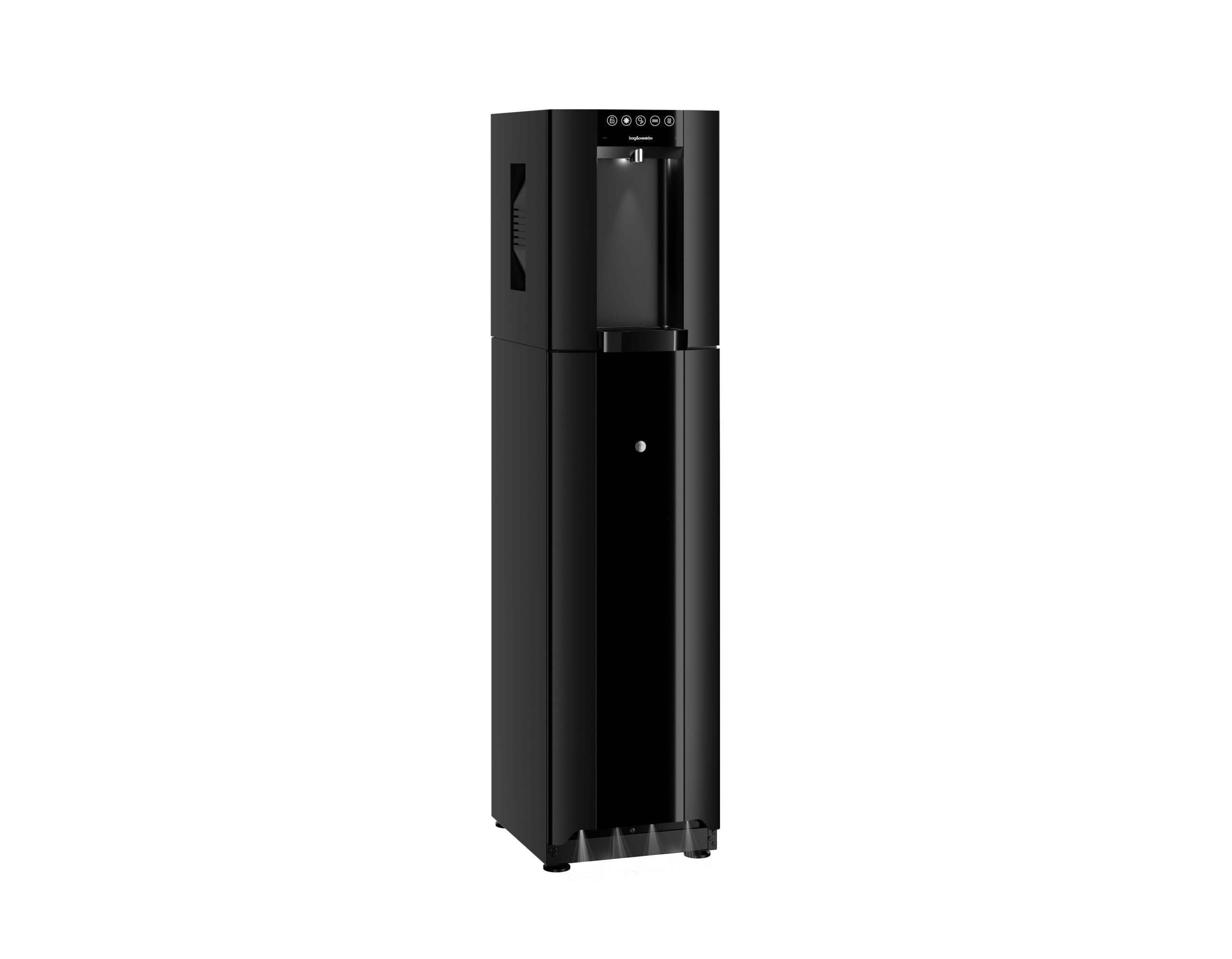 B&O E6 vannmaskin med kjølt og kullsyret vann til kontoret – fra Frankering & Kopiservice